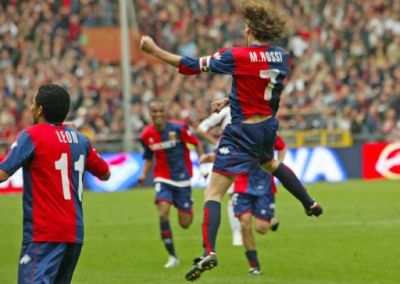 Marco Rossi scored in his 100th Serie A match his first Serie A goal with Genoa