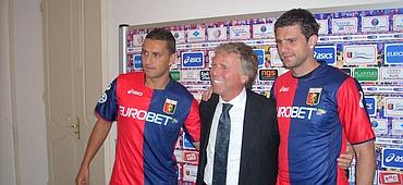 from left to right: Bosko Jankovic, Enrico Preziosi and Thiago Motta