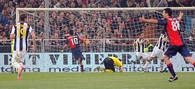 The winning goal of Raffaele Palladino in the 88th minute: 3-2