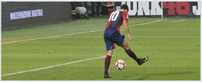 Raffaele Palladino scores with his fantastic backwards shot against Fiorentina