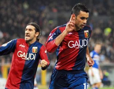 Raffaele Palladino can not hear the Sampdoria-fans after his goal, unless the fact Juric tried to help them