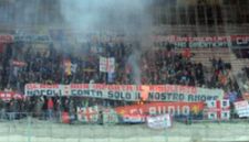 Genoa-fans in Napoli