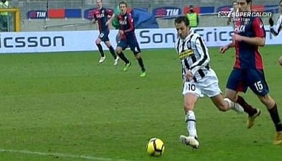 The unreal penalty: if Sokratis already touched Del Piero it was outside the penaltyarea