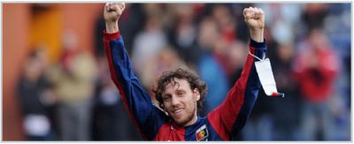 Marco Rossi celebrates his deciding goal against Chievo