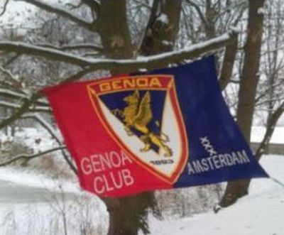 Flag of Genoa Club Amsterdam (December 2010)