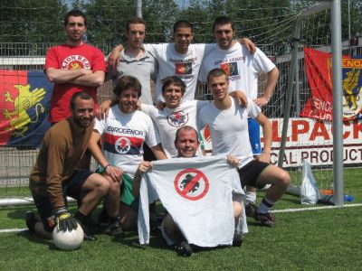 The winning team of the Grifoni of Piazza Manin
